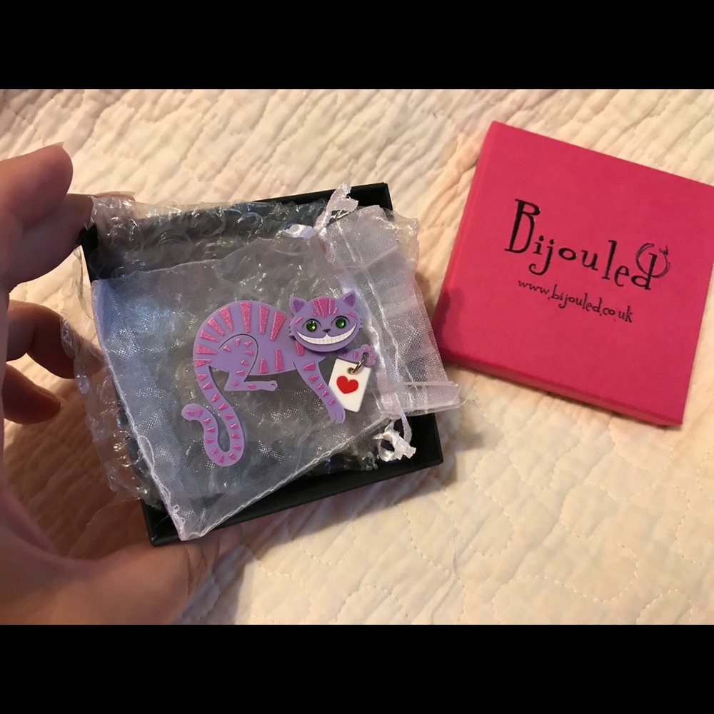 Little Moose Cheshire Cat Brooch